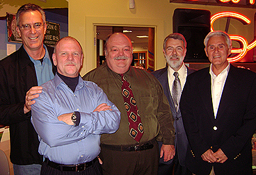 WFEA Alumni: Mike Harrison, Warren Bailey, Dave Emerson, Ed Brouder, Hap Hazard