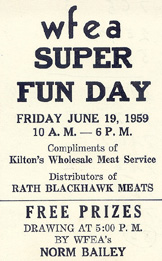ad for WFEA Super Day