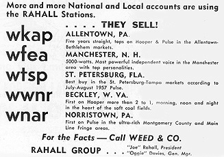1957 Rahall Group ad