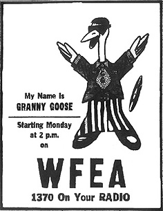ads for WFEA's Granny Goose - September 5, 1969